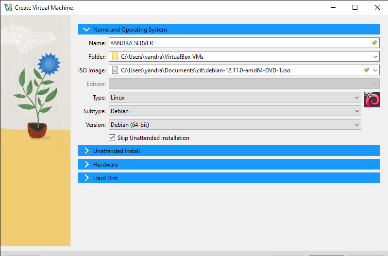 Setup VM