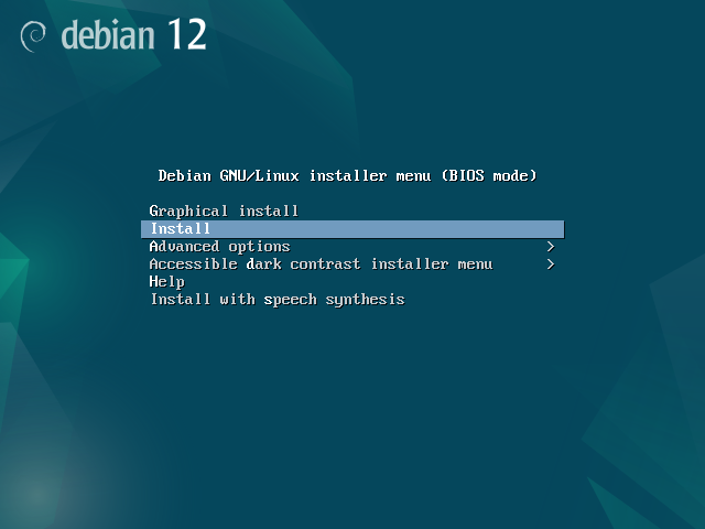 Install Debian