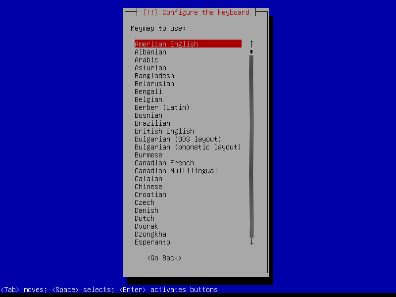 Pilih Keymap